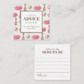 Tutu-advies voor mammie mini-douche invoegen notitiekaartje (Voorkant / Achterkant)