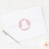Tutu baby shower stickers voor ballerina meisje (Envelop)