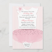 Tutu Ballerina Baby shower Uitnodiging (Voorkant)