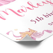 Tutu Ballerina Dance Any Age Birthday Party Poster (Hoek)