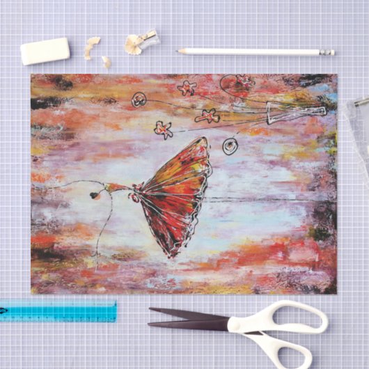 Tutu Ballerina Decoupage Tissuepapier (Craft)