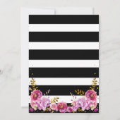 Tutu Ballerina Floral Sparkle Tiende verjaardag Kaart (Achterkant)