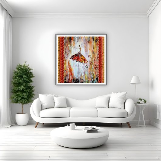 Tutu Ballerina Foto Afdruk