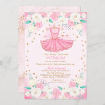 Tutu Ballerina Jurk Glitter Baby shower