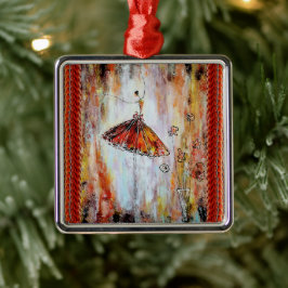 Tutu Ballerina Metalen Ornament