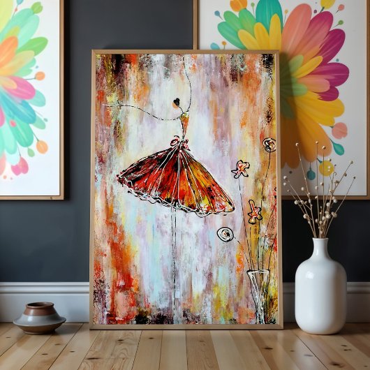 Tutu Ballerina Poster