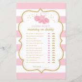 Tutu ballerina raadt wie mama of papa spel is (Voorkant)