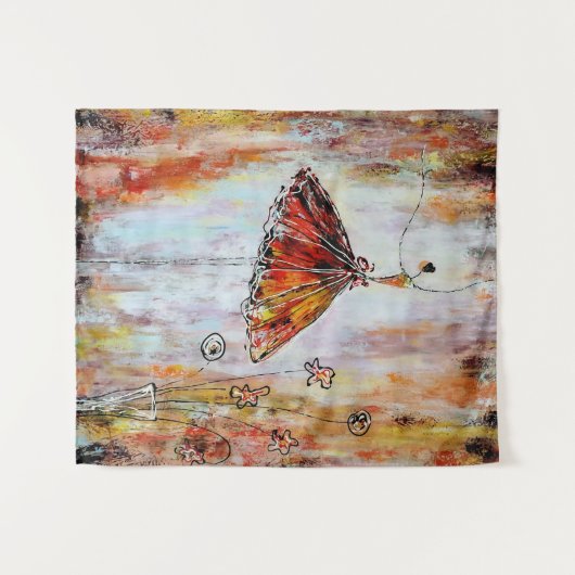 Tutu Ballerina Wandkleed (Voorkant (horizontaal))