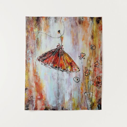 Tutu Ballerina Wandkleed (Voorkant)