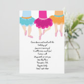 TuTu Ballet Girls Kaart (Staand voorkant)