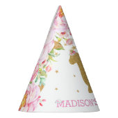 Tutu Brachiosaur Dinosaurus Roze Bloemen Verjaarda Feesthoedjes (Links)