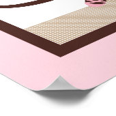 Tutu Cute/Ballerina Monkey Girl Poster Wall Art (Hoek)