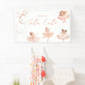 Tutu Cute Ballerina Verjaardag Spandoek (Insitu)