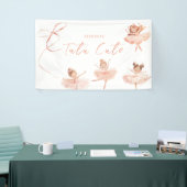Tutu Cute Ballerina Verjaardag Spandoek (Beurs)