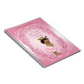 Tutu Cute Ethnic Princess Baby shower Guestbook Notitieboek (Rechterzijde)