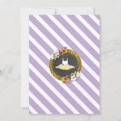 Tutu Cute Paarse Lila Ballet Baby shower nodigt ui Kaart (Achterkant)