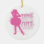 TuTu Cute Pink Keramisch Ornament (Voorkant)