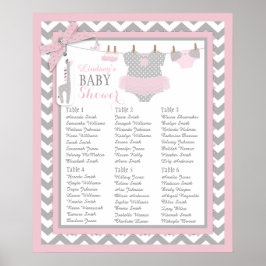 Tutu Diaper-Baby shower van tapes Poster