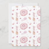 Tutu Excuses Ballerina Elke Age Birthday Party Kaart (Achterkant)