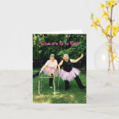 Tutu Fun voor senioren - Notitiekaarten (Gele Bloem)