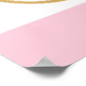 Tutu jurk baby shower welkom 24x36 poster (Hoek)