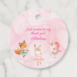 Tutu Leuke Ballerina Ballet Dieren Verjaardagsfees Bedankjes Labels
