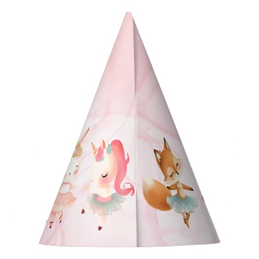 Tutu Leuke Ballerina Ballet Dieren Verjaardagsfees Feesthoedjes (Achterkant)