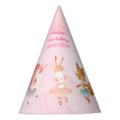 Tutu Leuke Ballerina Ballet Dieren Verjaardagsfees Feesthoedjes (Voorkant)