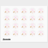 Tutu Leuke Ballerina Ballet Dieren Verjaardagsfees Ronde Sticker (Vel)