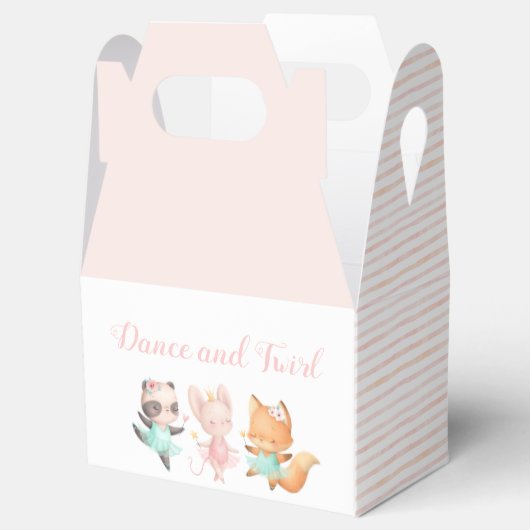 Tutu Leuke Dierenballerina Verjaardagsfeestgast Bedankdoosjes (Geopend)