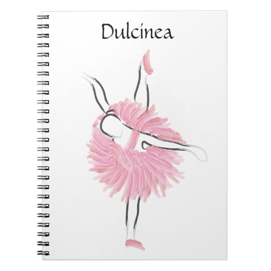 Tutu Love Ballerina Notitieboek Dulcinea (Voorkant)