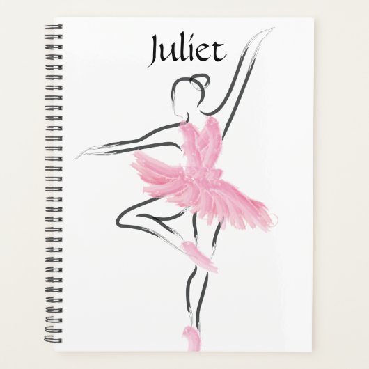 Tutu Love Ballerina Planner Juliet (Voorkant)