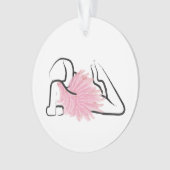 Tutu Love Viviana Acrylic Ballerina Ornament (voorkant)