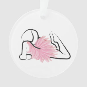 Tutu Love Viviana Acrylic Ballerina Ornament