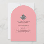 Tutu Opgewonden Ballerina QR Code Display Baby sho Kaart (Achterkant)