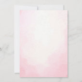 Tutu Opgewonden Bloemen Schattige Baby shower Kaart (Achterkant)