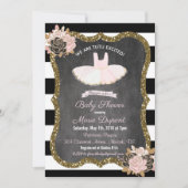 Tutu Opgewonden Tutu Baby shower Uitnodiging (Voorkant)