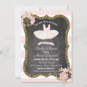 Tutu Opgewonden Tutu Baby shower Uitnodiging (Voorkant)