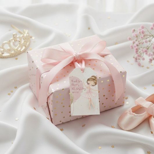 Tutu Pink Ballerina Ballet Dancer Girl Birthday Cadeaulabel