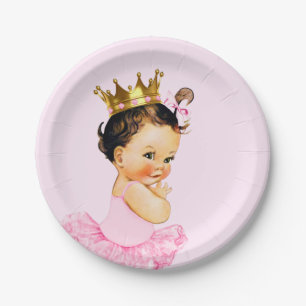 Tutu Prinses Ballerina Baby Shower Papieren Bordje