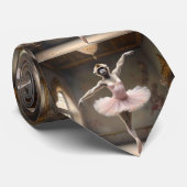 "Tutu-rific! De sierlijke pirouette van de Gibbon Stropdas (Opgerold)