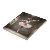 "Tutu-rific! De sierlijke pirouette van de Gibbon Tegeltje (Zijkant)