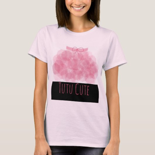 Tutu schattig t.shirt t-shirt (Voorkant)