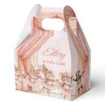 🦊🐰🩰 "TuTu Schattige" Ballerina Party Boxen