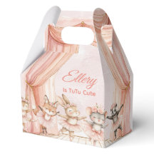 🦊🐰🩰 "TuTu Schattige" Ballerina Party Boxen