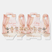 🦊🐰🩰 "TuTu Schattige" Ballerina Party Boxen Bedankdoosjes (Ongevouwen)