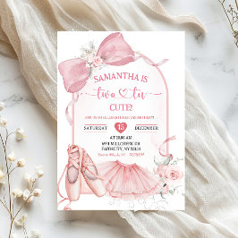 Tutu Schattige Ballerina Roze Coquette Tweede Verj Kaart