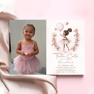 Tutu Schattige Ballet Ballerina Ballet Verjaardags Kaart