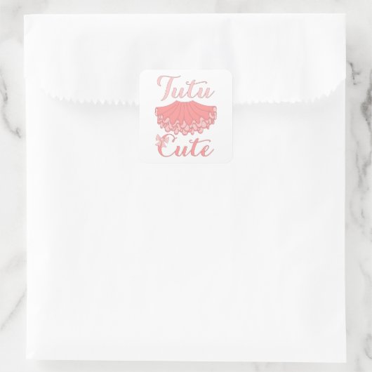 Tutu Schattige Ballet Sticker (Tas)