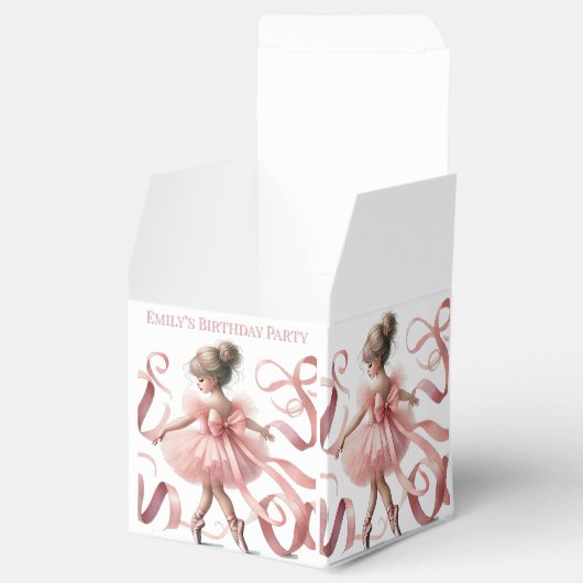 Tutu Schattige | Betoverde Ballerina Verjaardagsfe Bedankdoosjes (Geopend)
